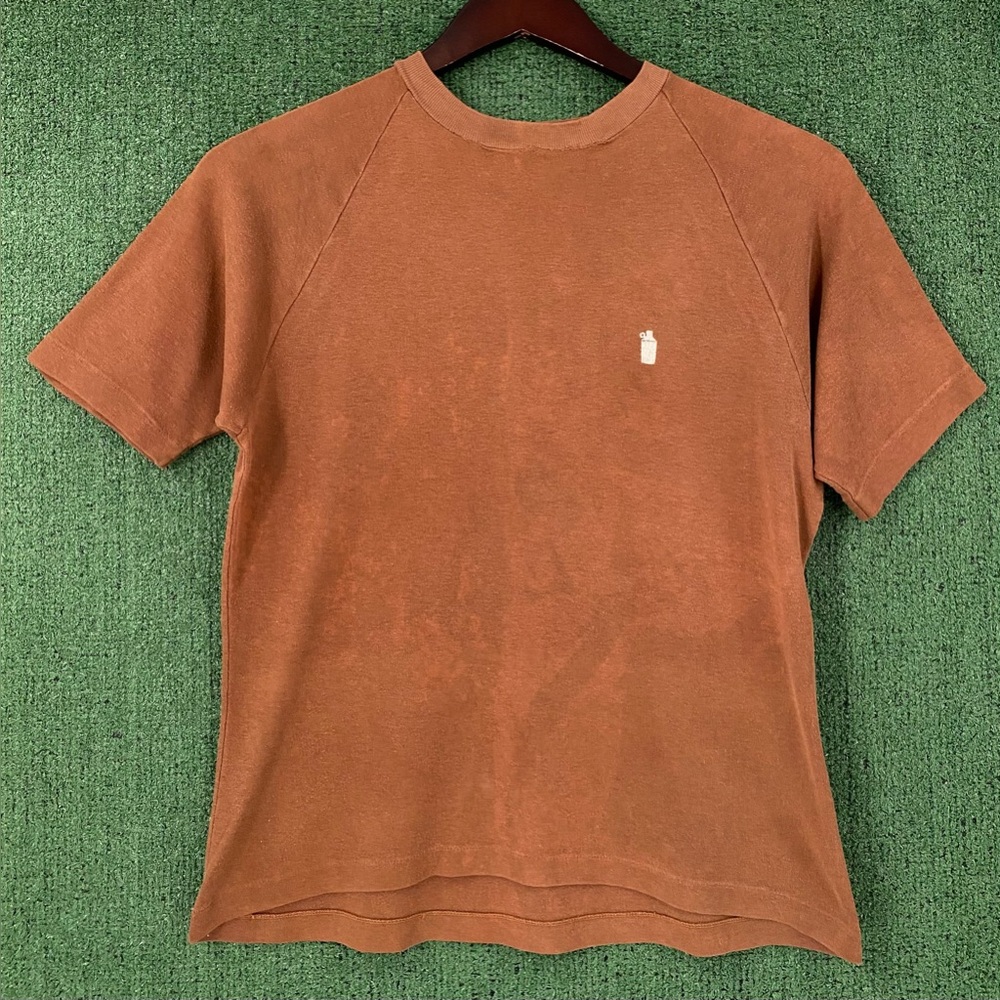 Vintage 70’s Robert Bruce Grub Stuff Jug Brown Distressed T-Shirt Men’s SZ Small